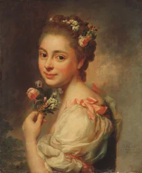 Porträt der Frau des Künstlers, Marie Suzanne, 1763